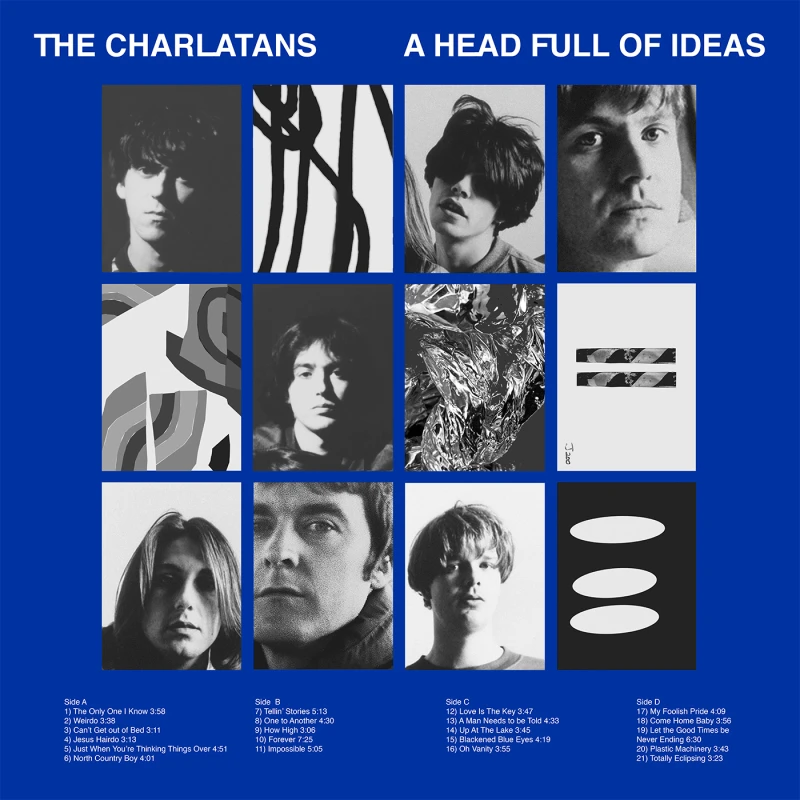 Image of The Charlatans A Head Full Of Ideas / Live - Trust Is For Believers 3LP Black unisex