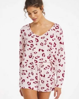 Image of Boux Avenue Leopard Top and Shorts Set