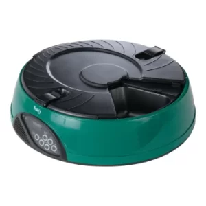 Image of Bunty Green Automatic Pet Meal Dispenser Green and Black