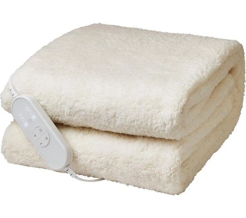 Image of Morphy Richards EverCosy Fleece Electric Underblanket - Cream, 150 x 70cm 5056765401649