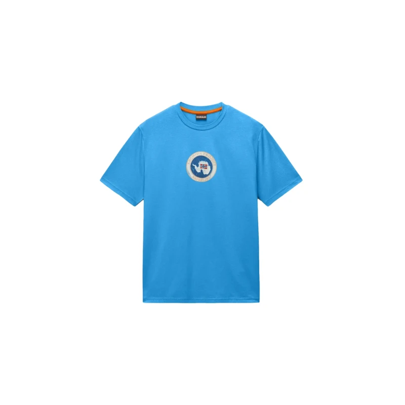 Image of Napapijri T-Shirt Napapijri Phos Bleu Male 3XL