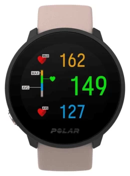Image of Polar Unite Blush Silicone Strap Black Case 90084480 Watch