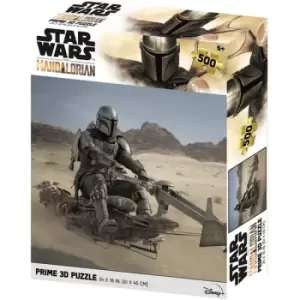 Image of The Mandalorian Speeder 3D Puzzle 500 Piece