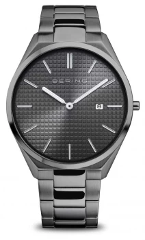 Image of Bering Ultra Slim Mens Polished/Brushed Grey Grey Watch