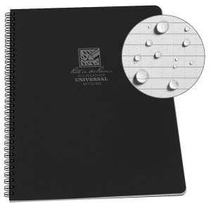 Image of Rite In The Rain Universal Notebook Side Spiral Bound 4.5 x 7" Black