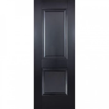 Image of LPD Arnhem 2 Panel Black Primed Internal Door - 1981mm x 686mm (78 inch x 27 inch)