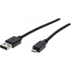 Image of Hypertec 532457-HY USB cable 3m USB 2.0 USB A Micro-USB B Black