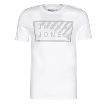 Image of Jack Jones JCOSHAWN mens T shirt in White - Sizes M,L,XL,XS,UK S,UK M,UK L,UK XL