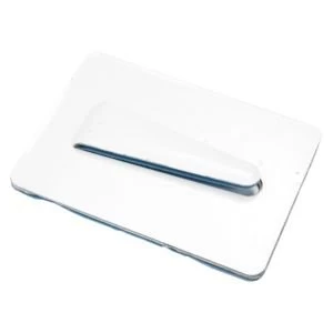 Image of BQ White 16mm Self Adhesive Cable Clips Pack of 10