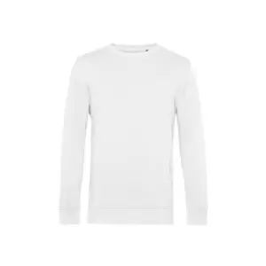 Image of B&C Mens Organic Crew Neck Sweat (M) (White)