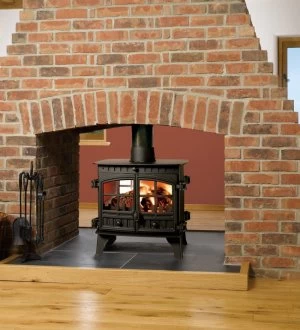 Image of Hunter Herald 6 Double Sided Double Depth Multifuel Stove
