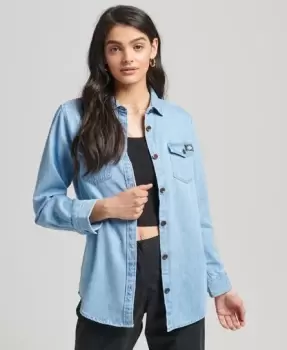 Image of Superdry Denim Classic Western Shirt