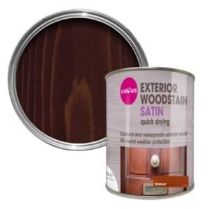 Image of Colours Walnut Satin Woodstain 0.75L