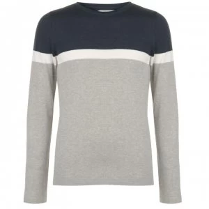 Image of Jack and Jones Jack Knitted Jumper Mens - LGREY MELANGE