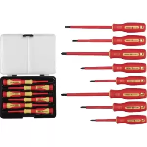 Image of Draper 14 Piece VDE Insulated and Precision Screwdriver Set