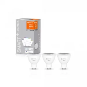 Image of Pack of 3 Ledvance Smart Plus WiFi Glass Spot Light 50W GU10 Bulbs