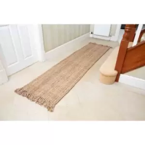 Image of Esselle Whitefield 60X230Cm Natural Boucle Runner Tassell