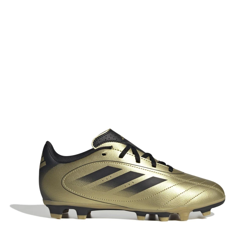 Image of adidas Goletto VIII Juniors Firm Ground Football Boots Gold/Black male 4 (36.7)