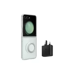 Image of Samsung Starter Pack for Z Flip5 in Clear (EF-XF73KKTEggB)
