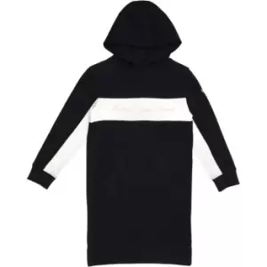 Image of Barbour International Girls Monaco Hoodie Dress - Black