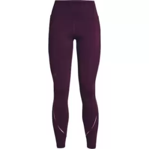 Image of Under Armour Armour Rush Scallop Leggings Womens - Purple