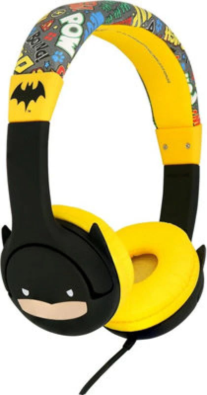 Image of OTL Batman Chibi Style Childrens Headphones With Ears