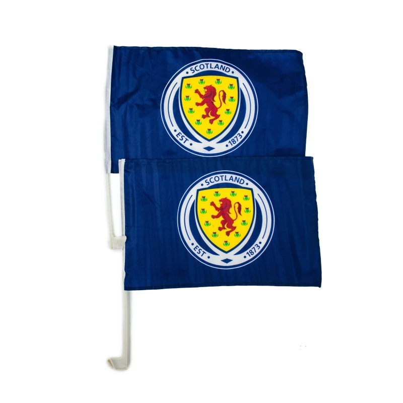 Image of Team 2P Pack Car Flags - Blue Blue One Size