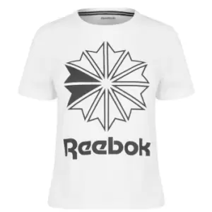 Image of Reebok Starcrest T Shirt Womens - White