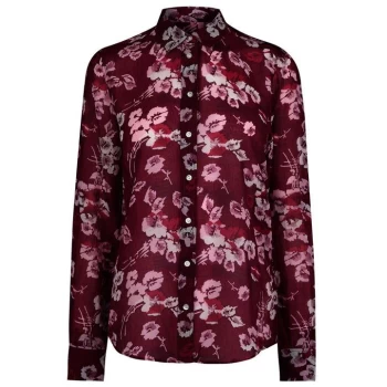Image of Gant Floral Shirt - Red