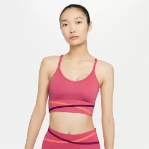Image of Nike DriFit Indy Longline Bra Womens - Pink