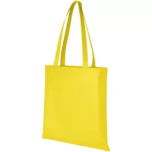 Image of Bullet Zeus Non Woven Convention Tote (One Size) (Yellow) - Yellow