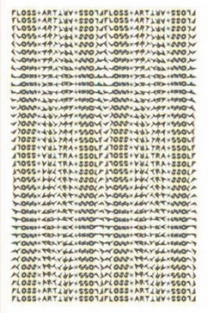 Image of Floss+art by Marloes De Valk Paperback