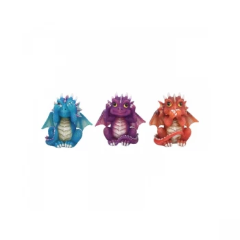 Image of Three Wise Dragonlings Figurines