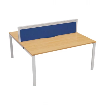 Image of CB 2 Person Bench 1200 x 780 - Beech Top and White Legs