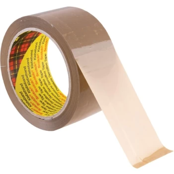 Image of 3M - 371 Scotch Brown Polypropylene Sealing Tape - 48MM X 66M