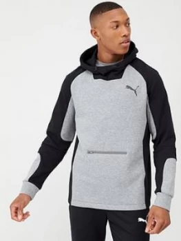 Image of Puma Evostripe Hoodie - Meidum Grey Heather