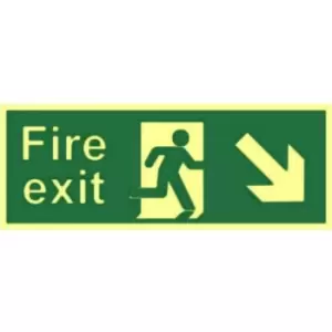 Image of Fire Exit (Man Right) - Sav (300 X 150MM)