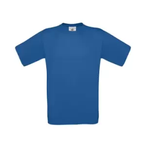 Image of B&C Exact 190 Mens Crew Neck T-Shirt / Mens Short Sleeve T-Shirt (XS) (Royal Blue)