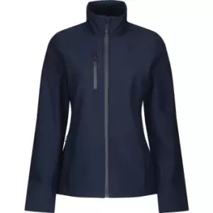 Image of TRA616 Honestly Made Womens Soft Shell Navy (10)