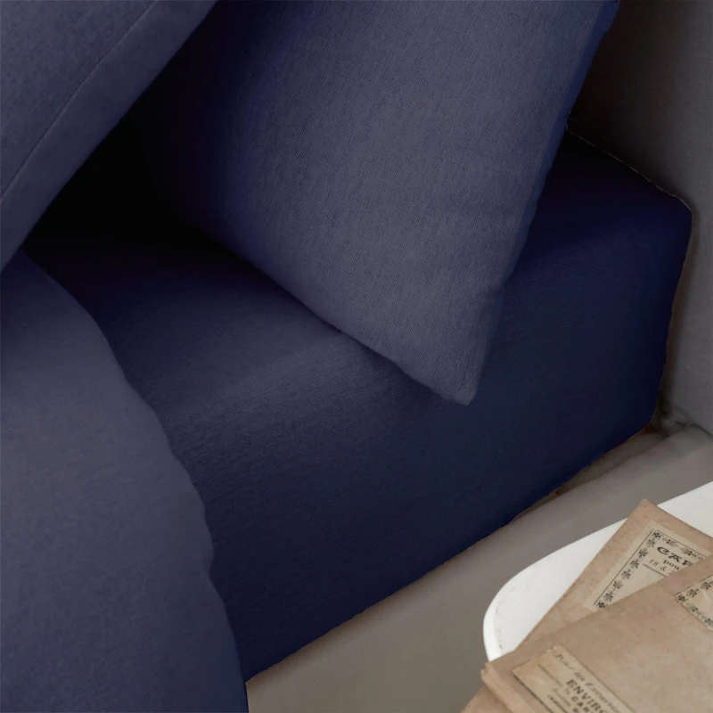 Image of Catherine Lansfield Catherine Lansfield 'Brushed Cotton' Fitted Sheet in Light Blue Size: Single Fitted Light Blue Single Fitted Unisex 505768193038