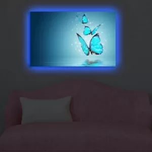 Image of 4570DACT-42 Multicolor Decorative LED Lighted Canvas Painting