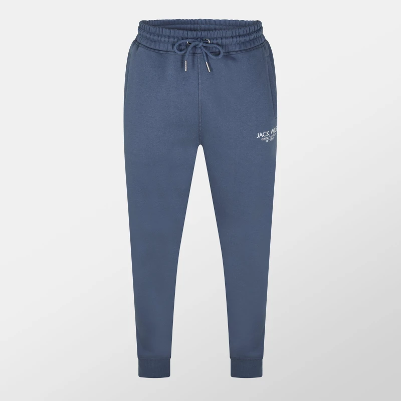 Image of Jack Wills Haydor Logo Joggers Mens Faded Indigo male XS