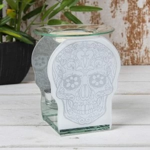 Image of Glass Skull Wax Oil Warmer By Lesser & Pavey