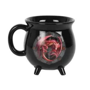 Image of Lammas Colour Changing Cauldron Mug by Anne Stokes