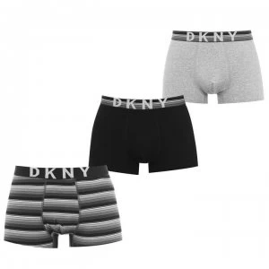 Image of DKNY 3 Pack Trunks - Black/Grey