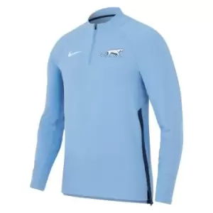 Image of Nike Argentina Rugby quarter Zip Midlayer - Blue