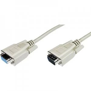 Image of Digitus VGA Cable extension 3m screwable Grey [1x VGA plug - 1x VGA socket]