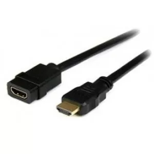 Image of VCOM HDMI 2.0 (M) to HDMI 2.0 (M) 1.8m Black Premium 4K Ultra HD Supported Retail Packaged Display Cable