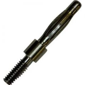 Image of Banana plug Plug vertical mount Pin diameter 2mm Silver Schne