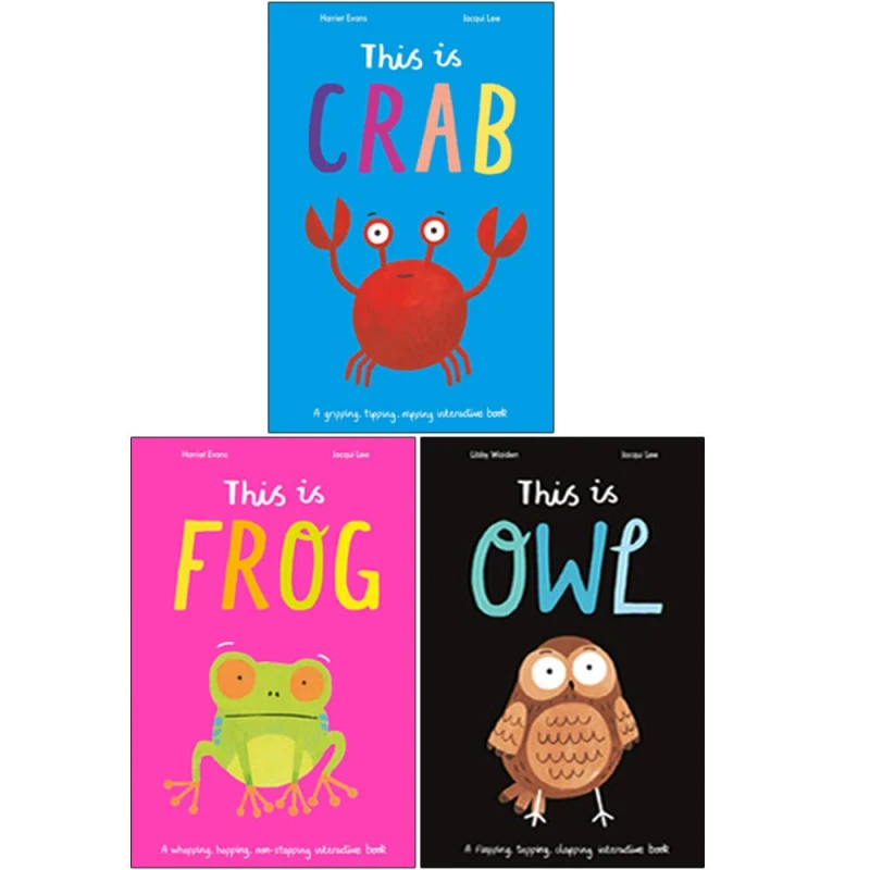 Image of Jacqui Lee 3 Books Collection Set ( This is Crab, This is Frog & This is Owl ) Paperback Harriet Evans, Jacqui Lee Books